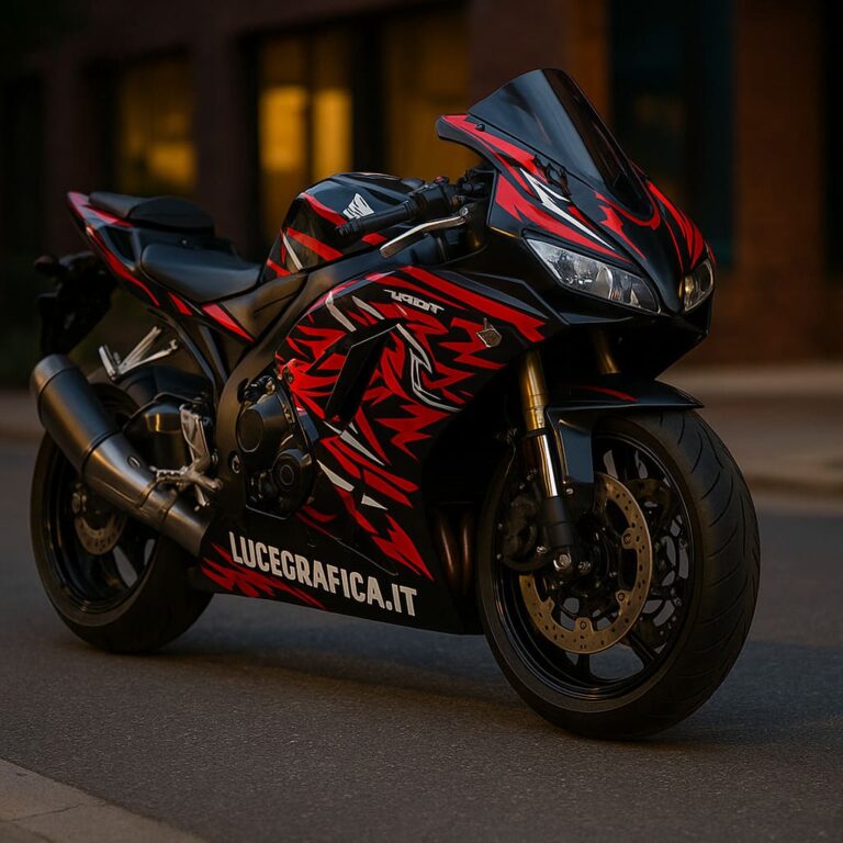 adesivi moto di Lucegrafica.it: resistenti, unici e perfetti per dare stile alla tua due ruote!