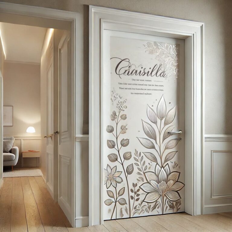 Scopri gli adesivi per porte eleganti e personalizzati di Lucegrafica.it