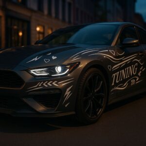 Dai carattere alla tua auto con i nostri adesivi per auto tuning su LuceGrafica.it!
